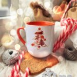 Kubek Pomarańczowa Choinka