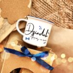 Kubek Dziadek w muszki granatowy