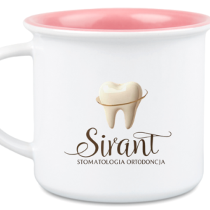 Zestaw kubków z logo