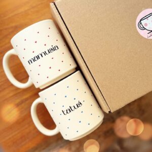 Zestaw Mamusia i Tatuś w serduszka